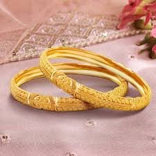 Gold Water Bangles