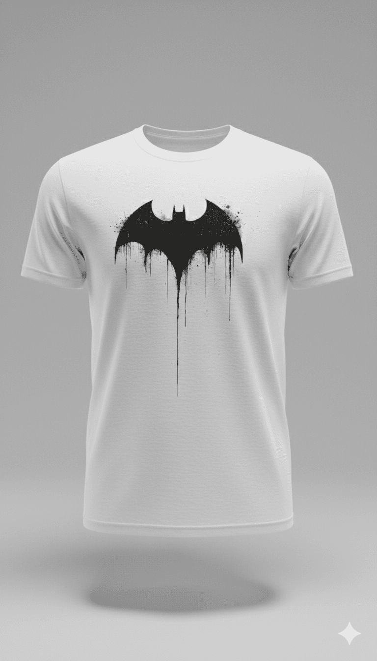 The batman white T-Shirt The batman white T-Shirt