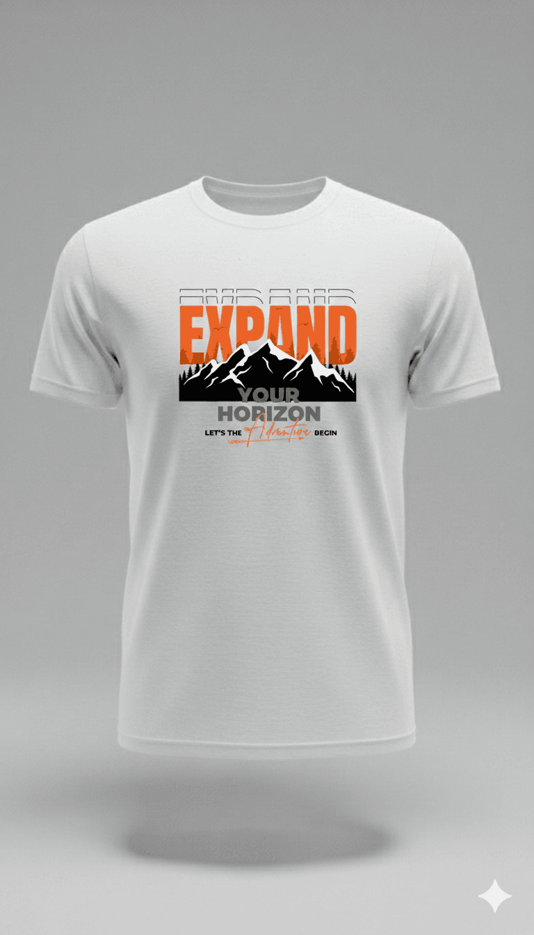 EXPAND design White T-Shirt EXPAND design White T-Shirt