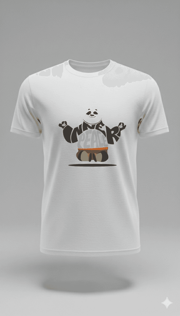 KUNGFU PANDA White T-Shirt KUNGFU PANDA White T-Shirt