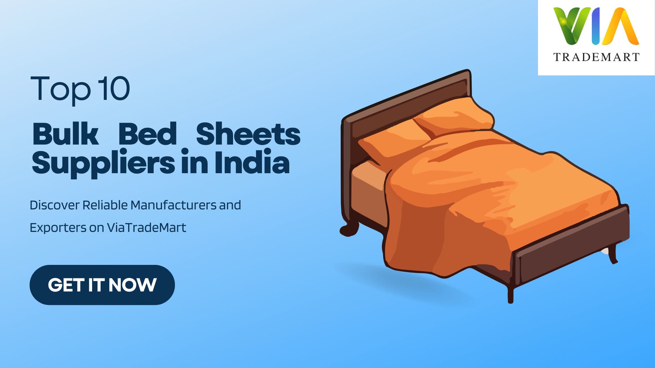 Top 10 Bulk Bed Sheets Suppliers in India – ViaTradeMart