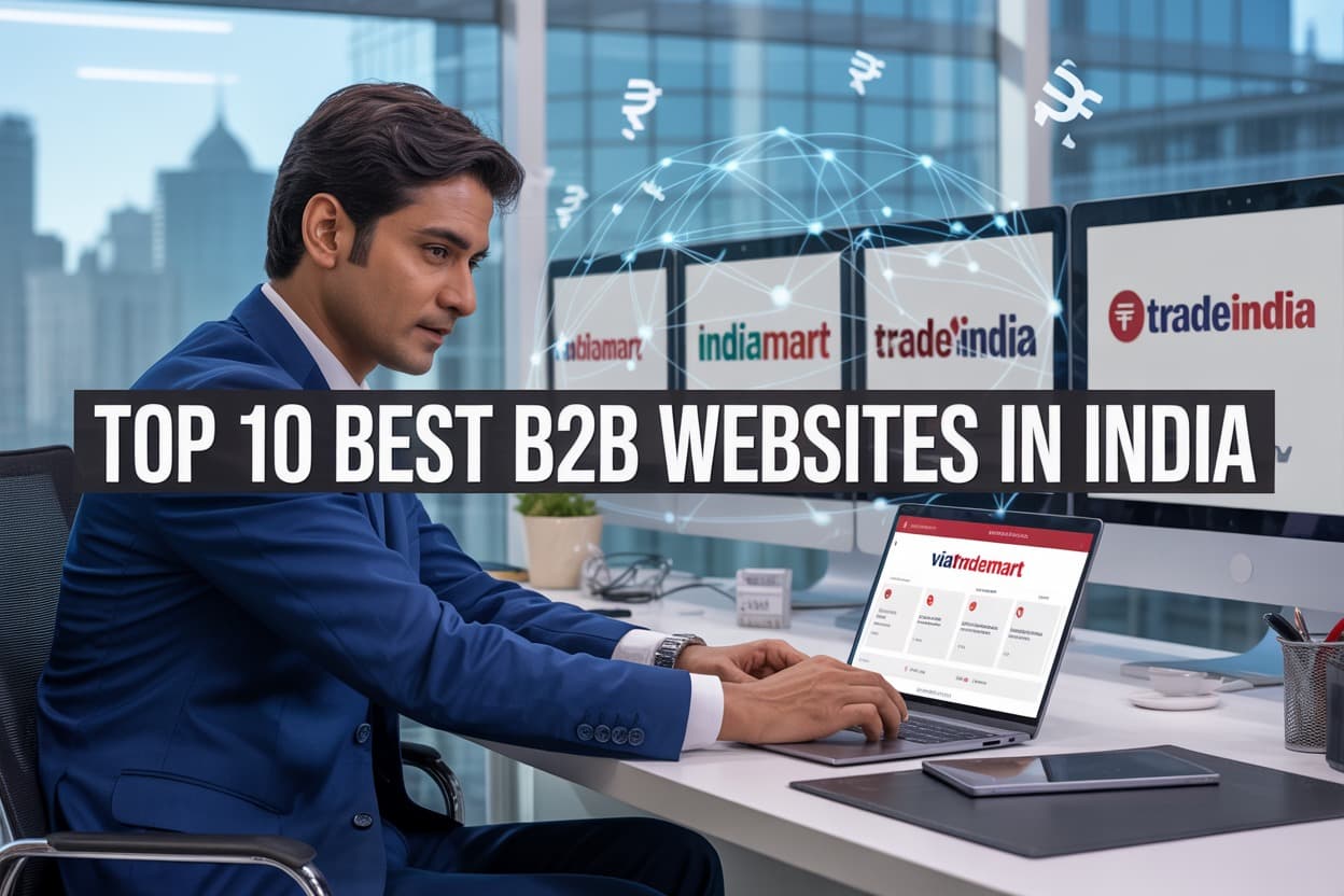 Top 10 Best B2B websites in India and No.1 is Viatrademart